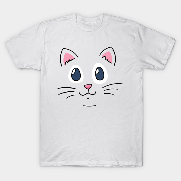 Cat Face Mask And Cartoon Fashion Cat Face Mask T Shirt Teepublic