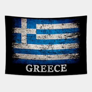 Greece Flag Gift Women Men Children Greece Vintage Tapestry