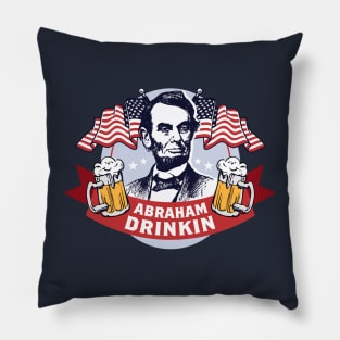 Abraham Drinkin Pillow