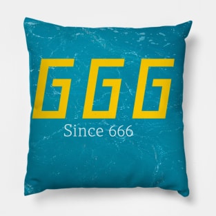 GGG logo design Pillow