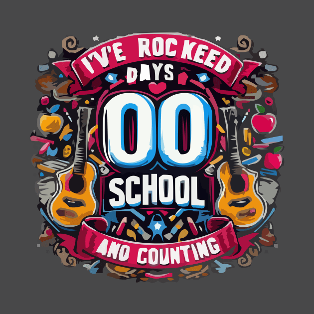 I have rocked 100 days of school and counting by ARTA-ARTS-DESIGNS