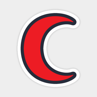 Crescent (red) Magnet
