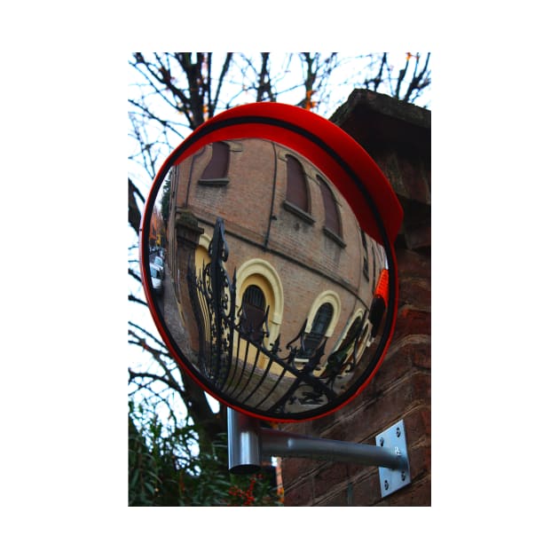 Reggio-Emilia. A Traffic Mirror. Emilia-Romagna, Italy 2009 by IgorPozdnyakov