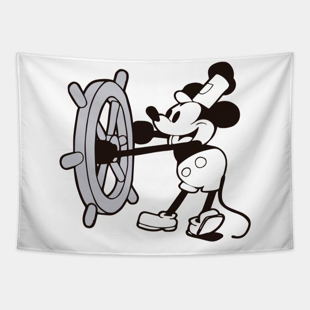 Steamboat Willie Tapestry by Producer