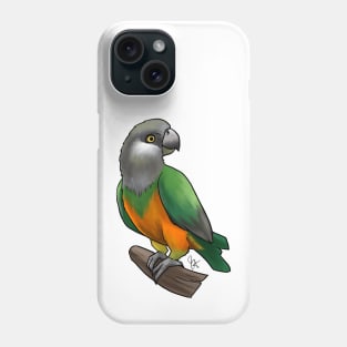 Bird - Senegal Parrot - Orange Bellied Phone Case