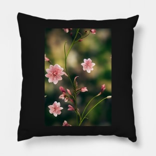Beautiful Pink Flowers, for all those who love nature #118 Pillow