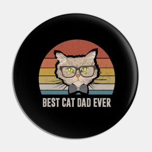 Best Cat Dad Ever Pin