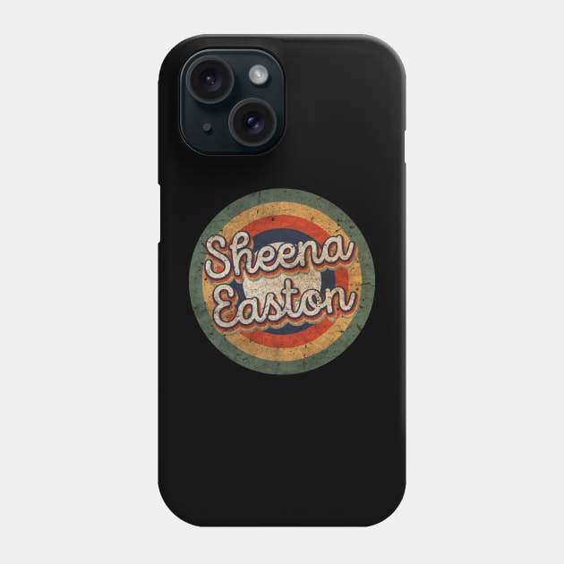 Sheena Name Personalized Easton Vintage Retro 60s 70s Birthday Gift Phone Case by Romantic Sunset Style