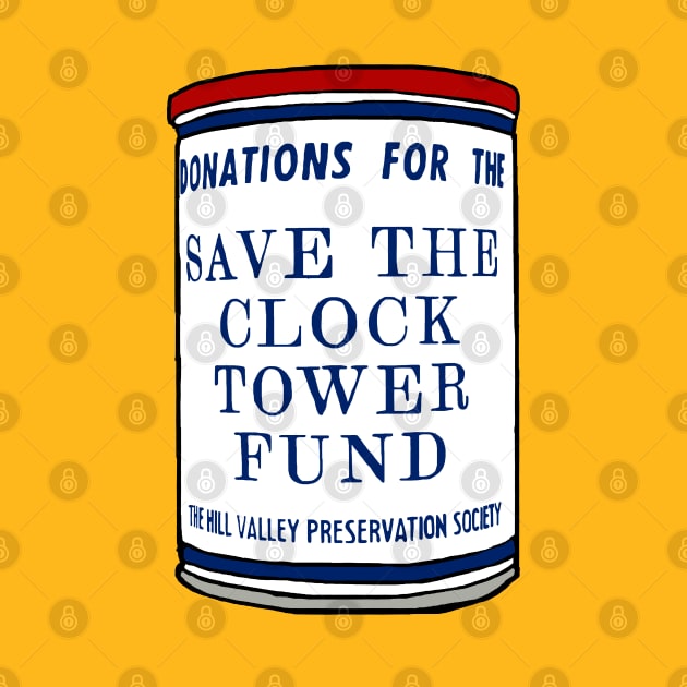 Save The Clock Tower Donation Can by Hoydens R Us