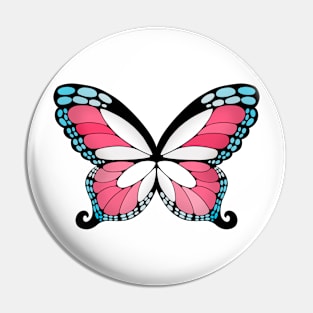 Butterfly Wings Trans Pride Flag Pin