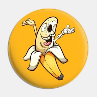 Skeleton banana Pin