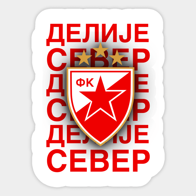 FK Crvena Zvezda-Patch-(3 x 3)