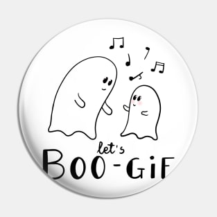 Cute ghost stickers, cute ghosts dancing, Pin