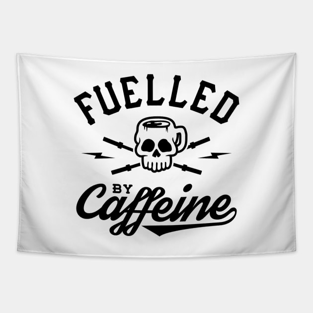 Fuelled By Caffeine v2 Tapestry by brogressproject