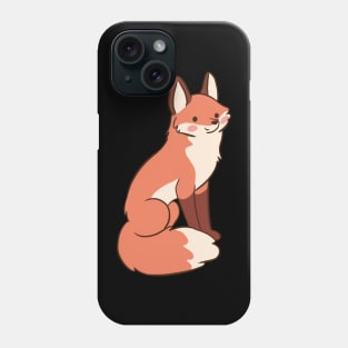 Cute little fox illustration Phone Case