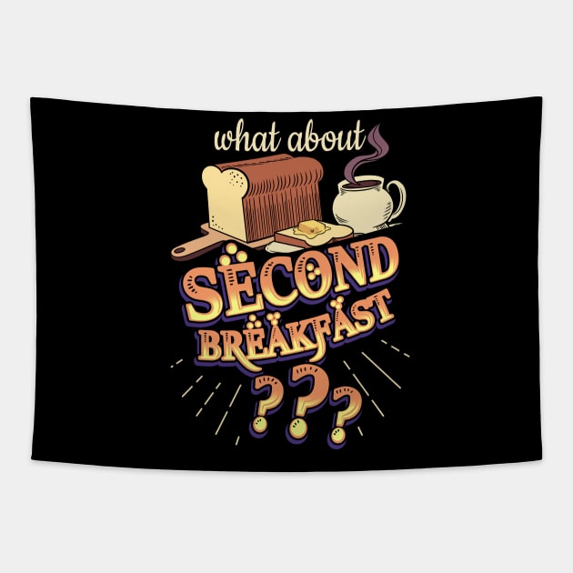 Second Breakfast Tapestry by Milmino