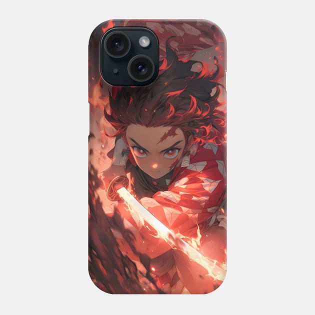 Tanjiro Kamado Phone Case by Sajiiii