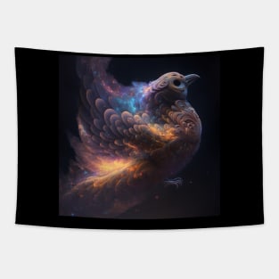 Bird in Space with unique Design Tapestry