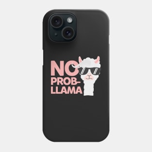 No Probllama No Problem Llama Lovers Premium Phone Case