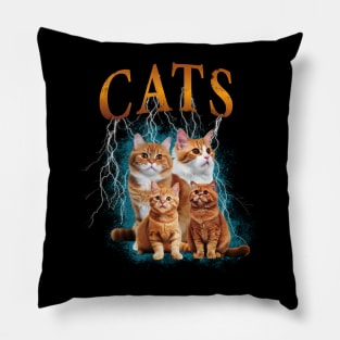 Cat Pet Vintage Pillow