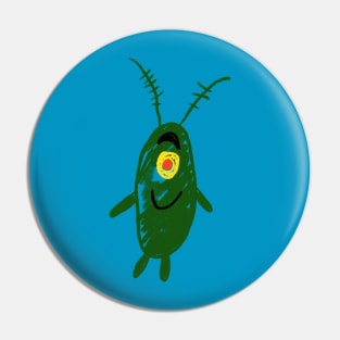 Plankton children's creativity Pin