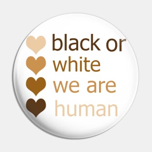 Against racism Pin