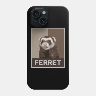 Ferret Pop Art Style Phone Case