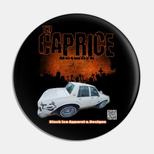 The Caprice Network Spooky Graveyard Boo Box Halloween Pin