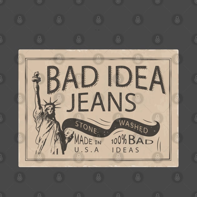 Bad Idea Jeans - vintage logo SNL fake commercial by BodinStreet