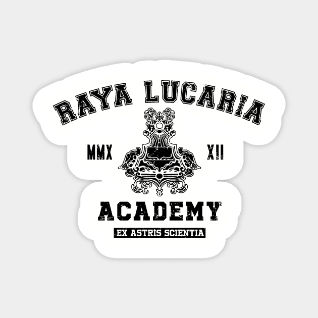 Raya Lucaria Academy (Black) Magnet by Miskatonic Designs