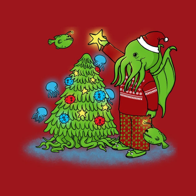 Christmas Cthulhu by pigboom