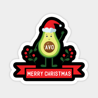 Avo Merry Christmas Magnet