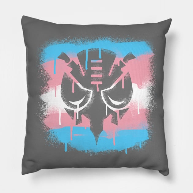 Transgender Predacon Pillow by candychameleon