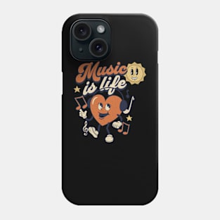 Music is life Phone Case