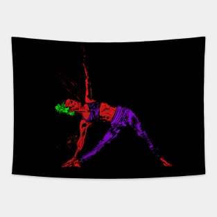 demonia yoga Tapestry