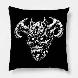 DEMON SKULL Pillow