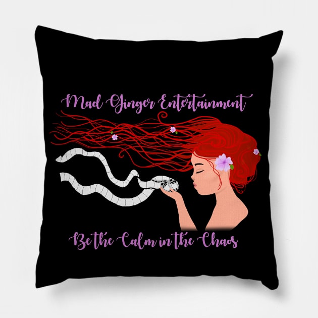 Calm in the Chaos Pillow by Mad Ginger Entertainment 