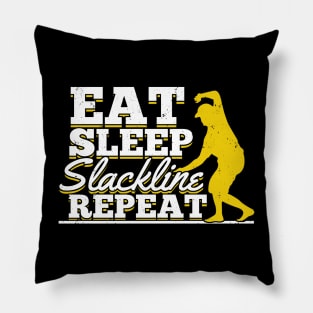 Slacklining Sport Slackline Slackliner Gift Pillow