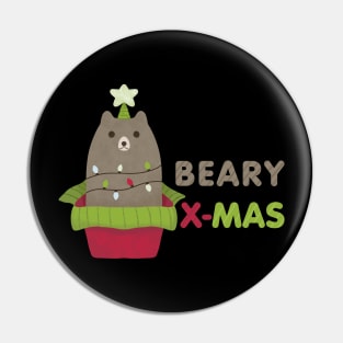 beary christmas Pin