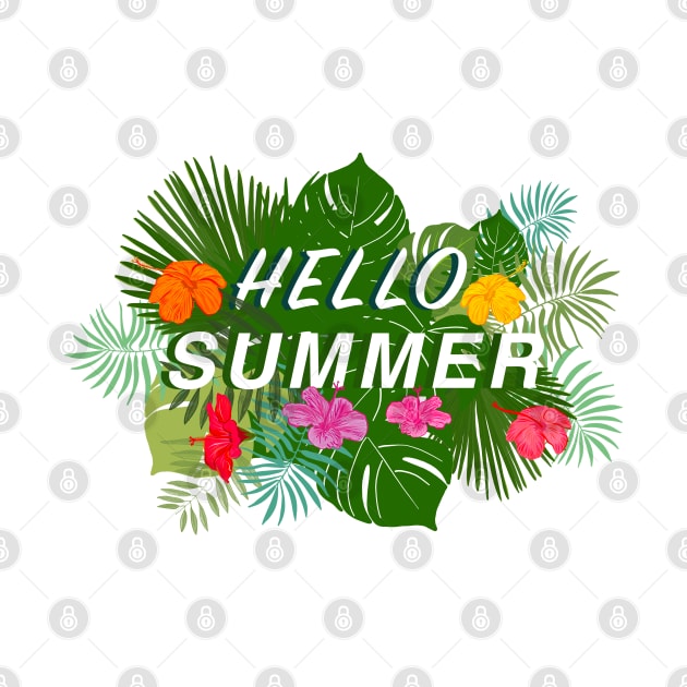 Hello Summer text by GULSENGUNEL