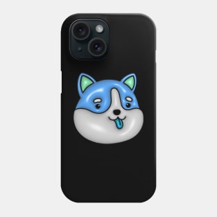 3d Inflated Blue Doge Phone Case