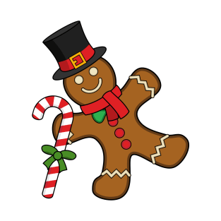 Dancing Gingerbread Man T-Shirt