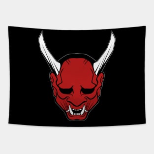 Oni Mask Tapestry