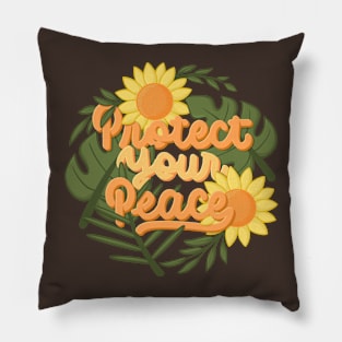 protect your peace Pillow