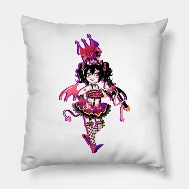 Little Devil Nico. Pillow by scribblekisses