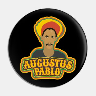 Reviving Musical Legacy: Austus Pablo-inspired Design Pin