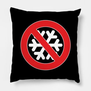 Snowflake Free Zone Pillow