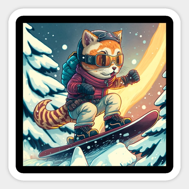 Snowboard Sticker 