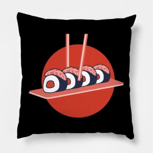 Sushi circle Pillow