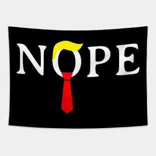 Funny Nope Anti-Trump Trump Hair Tapestry